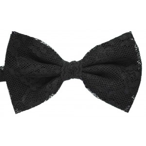  Papion dantela neagra 